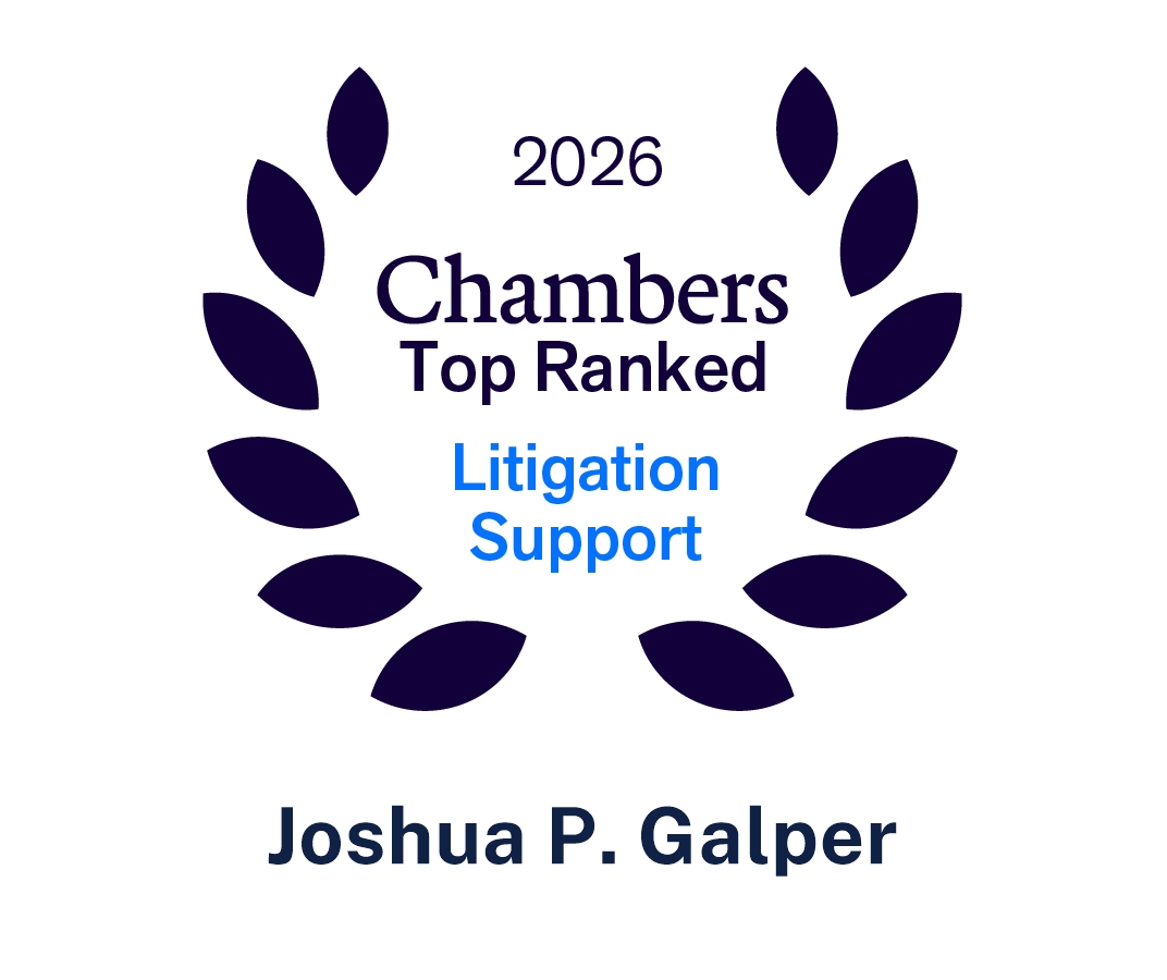 2026 Chambers Top Ranked in Litigation Support: Joshua P. Galper